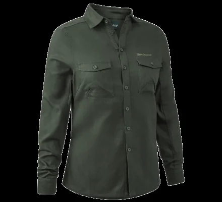 Chemise femme verte manches longues Atlas DEERHUNTER