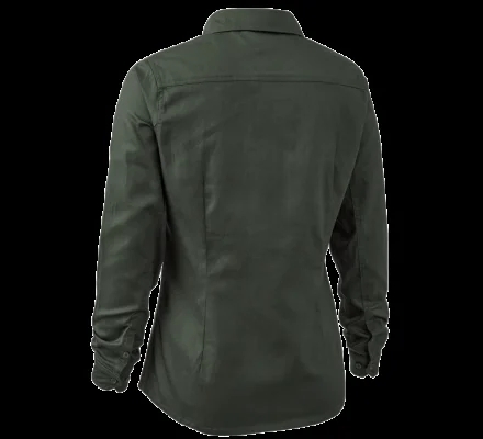 Chemise femme verte manches longues Atlas DEERHUNTER – Image 2