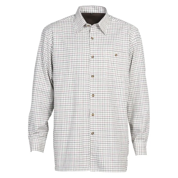 CHEMISE MICRO POLAIRE KAKI ROUGE