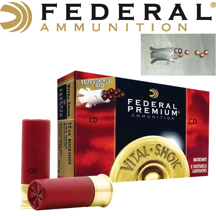 CHEVROTINES FEDERAL PREMIUM VITAL SHOK 20 /76 18 GRAINS 34G PAR 5