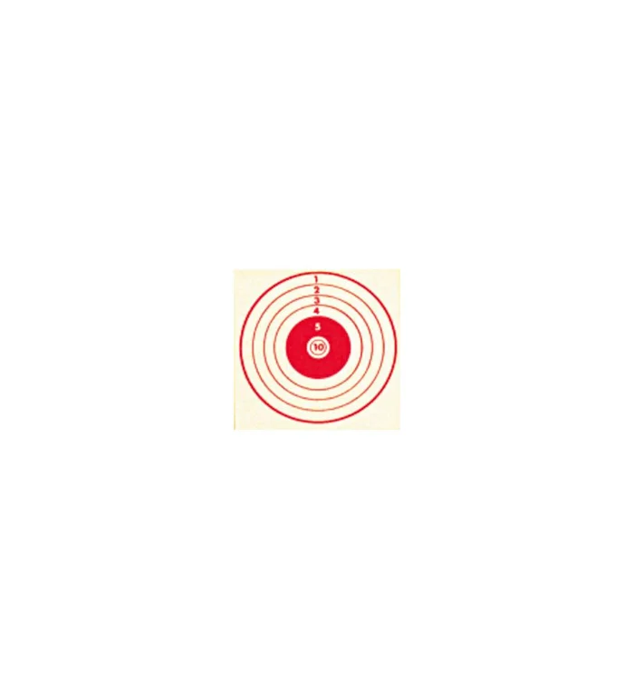 Cible 10×10 rouge x100