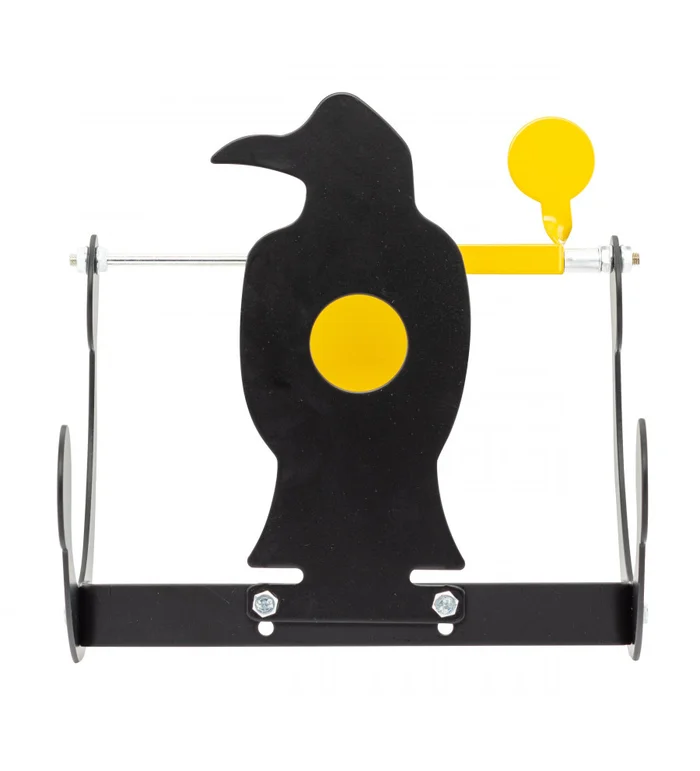 Cible mobile sur pivot corbeau Cal 4.5 mm