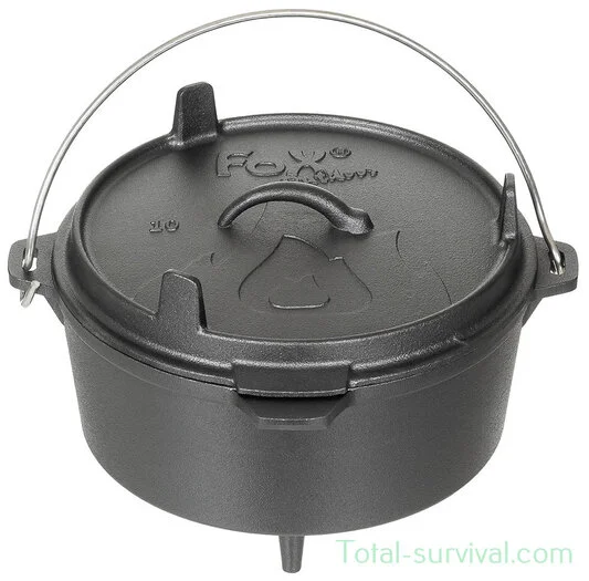 Cocotte Dutch Oven Fox outdoor, Fonte, 3,8L