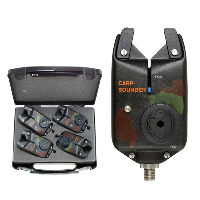 Coffret 4 Détecteurs Carpsounder Basic Camou 4 Coloris