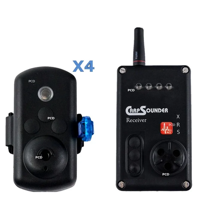 Coffret Centrale ROC XRS ACC + 4 Indicateurs De Touches Silure CatSounder XRS