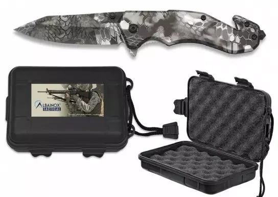 Coffret couteau 20,5cm COBRA coupe sangle + brise-glace