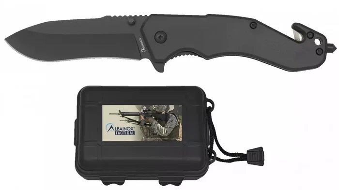 Coffret couteau pliant tactique ALBAINOX