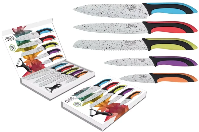 Coffret couteaux PRADEL couteau de cuisine table – Pierre blanche