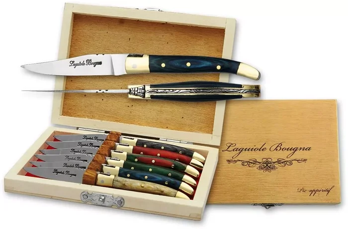 Coffret LAGUIOLE 6 couteaux 13cm – couteau compact
