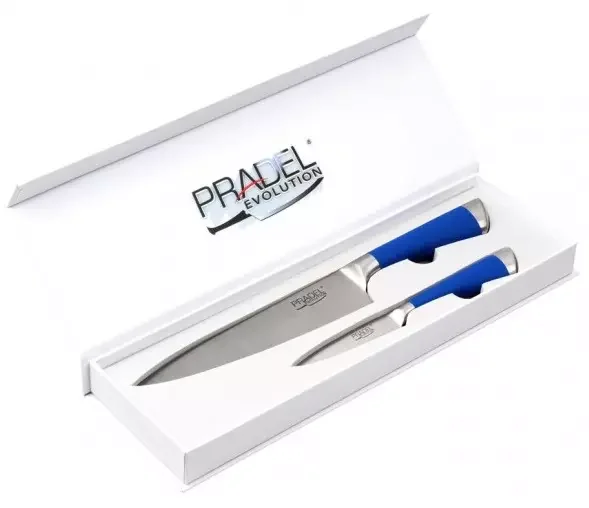 Coffret Pradel Evolution 2 couteaux – bleu