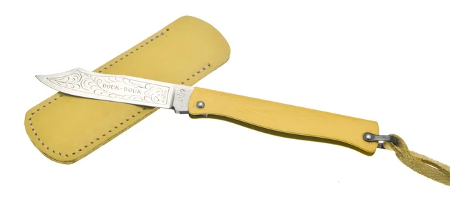 COG815DKPMJ – Douk Douk petit jaune gaine cuir