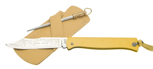 COG815GMCUJ – Douk Douk jaune gaine cuir