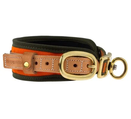 Collier chien de sang orange fluo NIGGELOH – Image 2