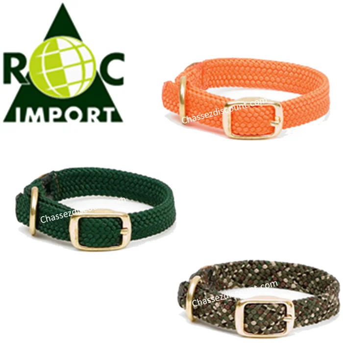 COLLIER MENDOTA DOUBLE TRESSE CHIOT LAITON ROC IMPORT 35CM