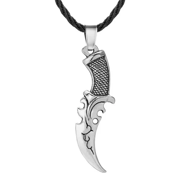 COLLIER MILITAIRE – DAGUE (ARGENT)