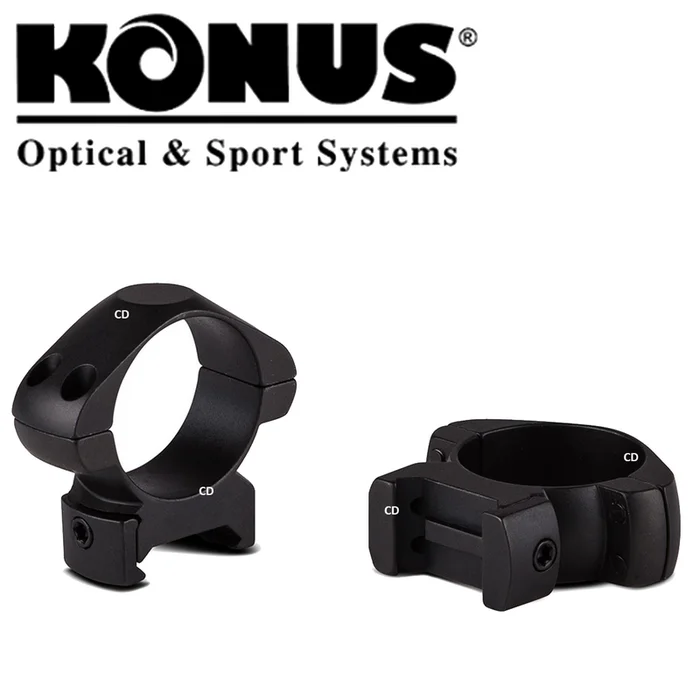 COLLIERS DE MONTAGE KONUS MEDIUM DIAMETRE 30MM RAIL DE 21MM