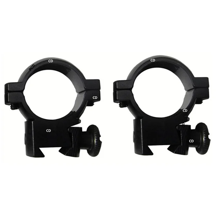 Colliers De Montage Véoptik Médium 25,4mm Rail De 11mm