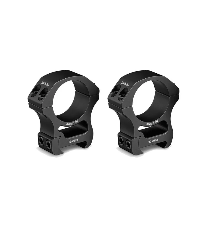 Colliers pour lunette Vortex Pro Series 30 mm – Haut – Weaver