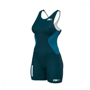 Combinaison courte de triathlon femme Racer