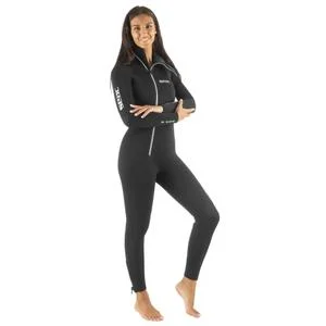Combinaison de plongée monopièce avec cagoule femme Club 5 mm