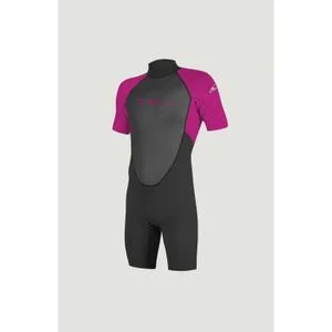 Combinaison shorty de surf zip dorsale enfant Reactor-2