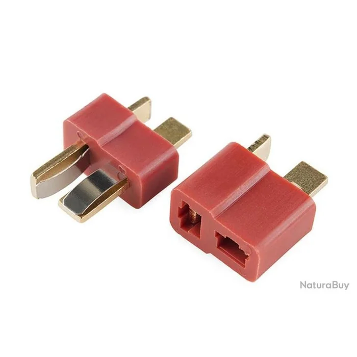 Connecteur T-Dean Nuprol – Haute Conductivité – Montage Fiable – Pour Airsoft et Équipements Électriques