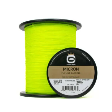 Cortland Micron Fly Ligne Backing – Chartreuse