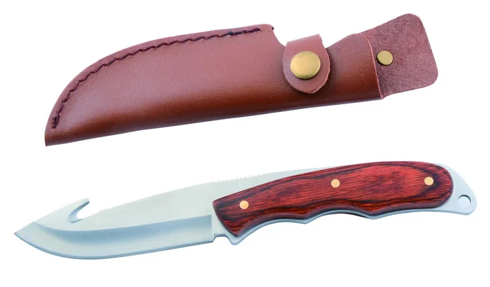 Couteau à dépecer Januel manche en bois – Lame de 10 cm
