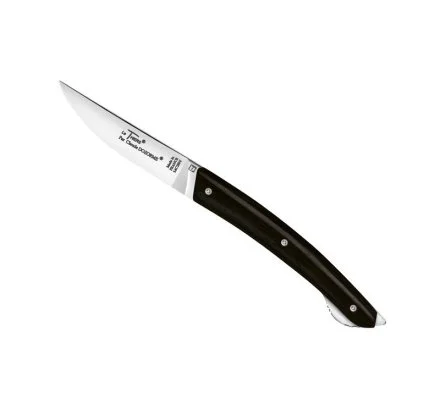Couteau à verrou manche en ébène Claude Dozorme Le thiers