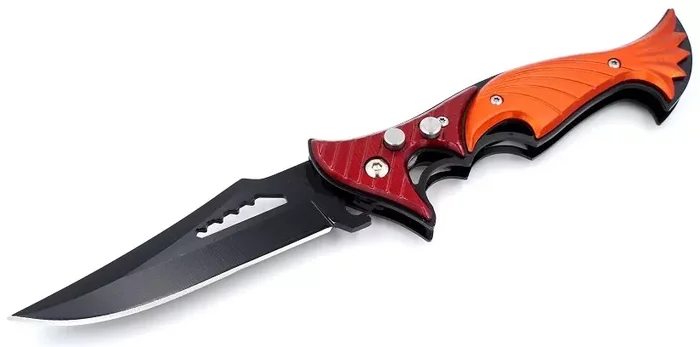 Couteau automatique cran d’arrêt 21,5cm – double face