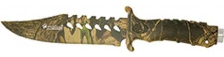 Couteau camo lame fixe de 15.5cm STEPLAND