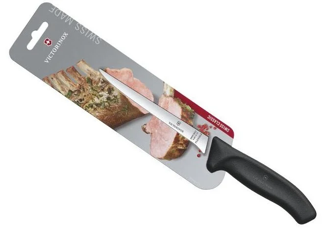 Couteau de cuisine à désosser 15cm noir VICTORINOX