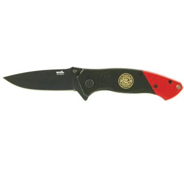 Couteau de pompier bicolore de 7,5 pouces