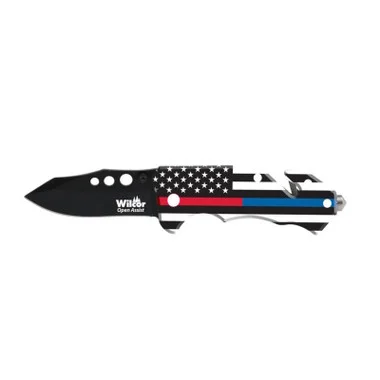 Couteau drapeau des premiers intervenants