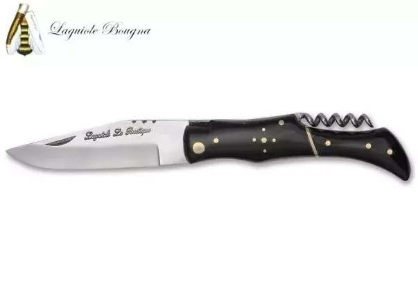 Couteau Laguiole chasse 21cm – corne noire