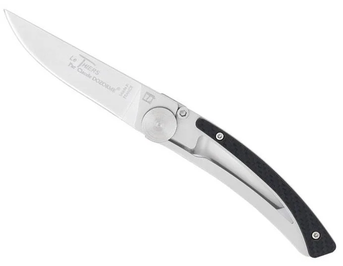 Couteau Le Thiers Liner Lock fibre de carbone