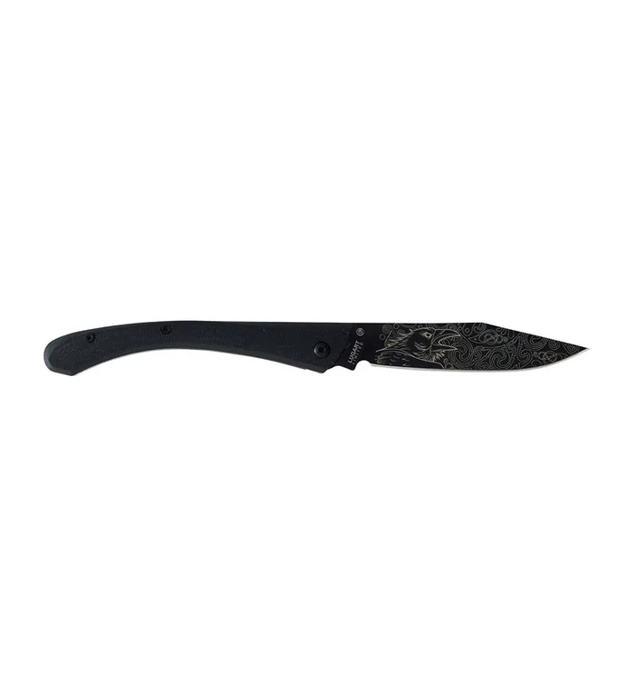 Couteau Lug C63 Dieu Lug Noir 8 cm