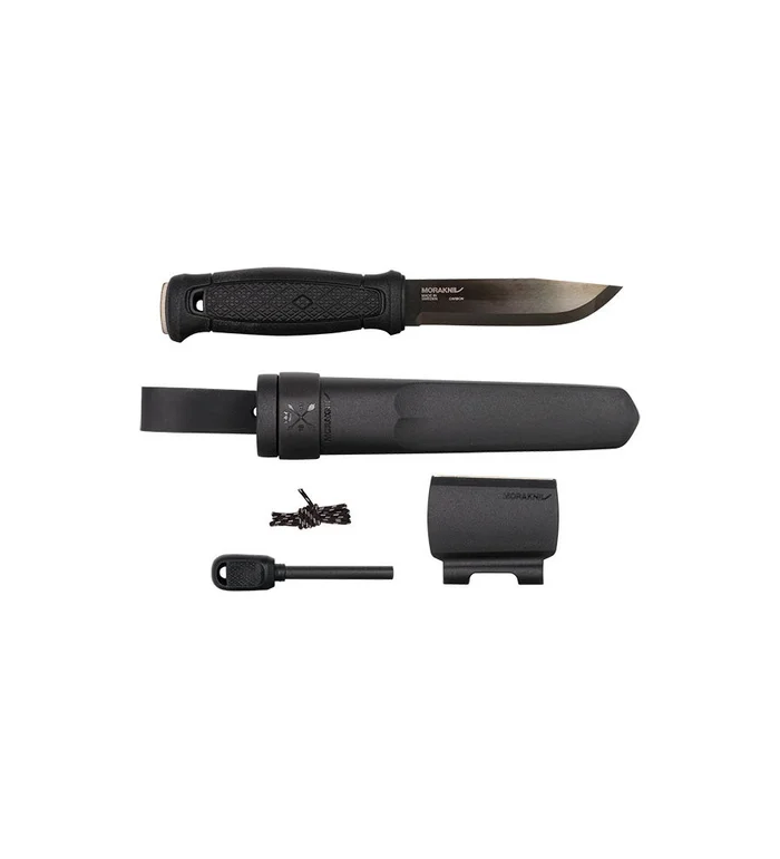 Couteau Morakniv Garberg BlackBlade avec Kit de survie 10,9 cm
