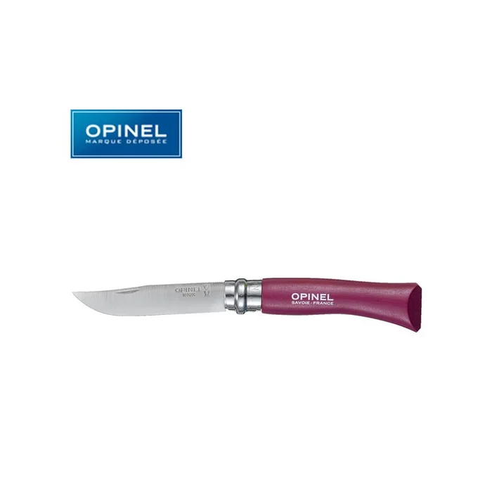 COUTEAU OPINEL AUBERGINE N°7