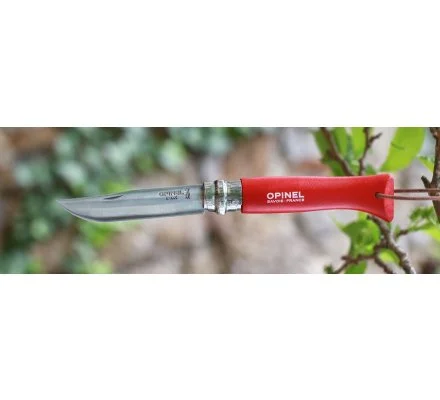 Couteau Opinel Baroudeur Rouge N°8 – Image 2