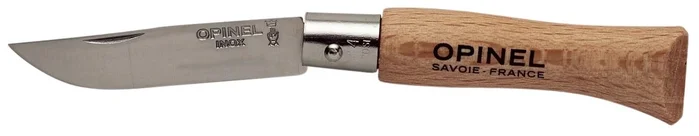 Couteau Opinel N°4 Hêtre Acier Inoxydable