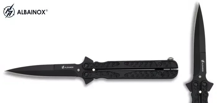 Couteau papillon black de rue – balisong