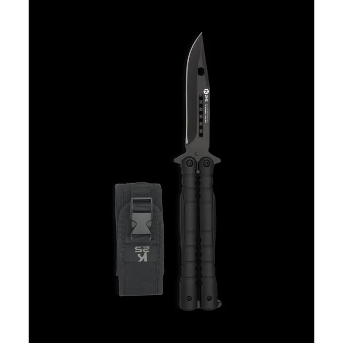 Couteau papillon Noir K25 – 23 cm