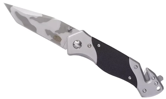 Couteau pliant 21cm coupe-sangle lame cam tanto