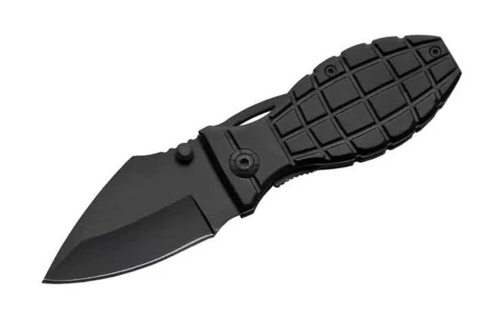Couteau pliant grenade – noir BK0821