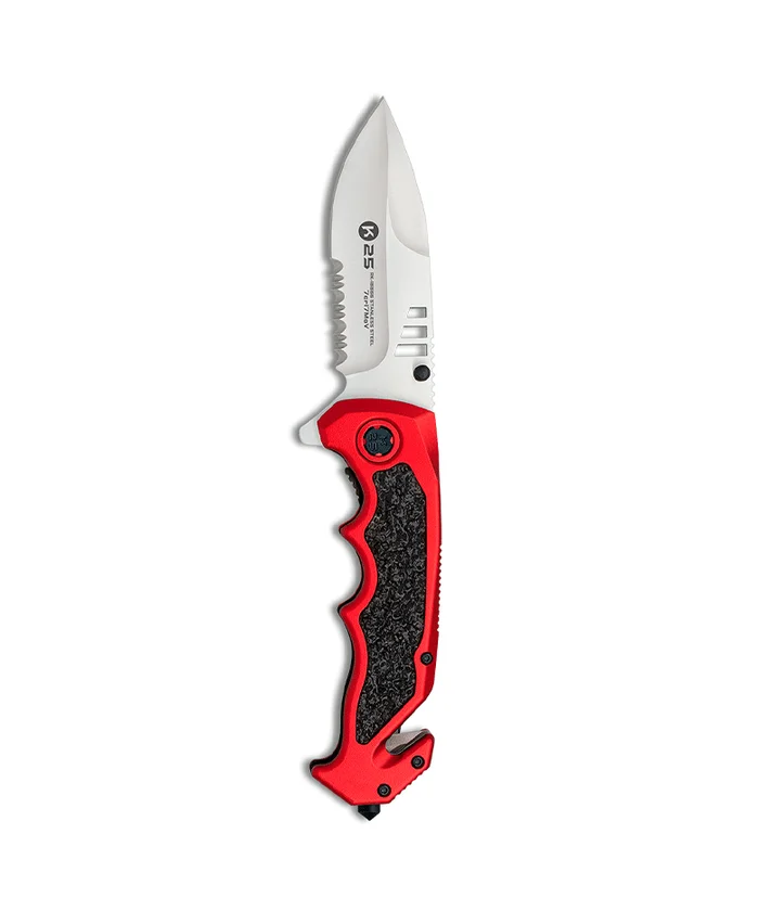 Couteau Pliant K-25 – Rouge/Noir