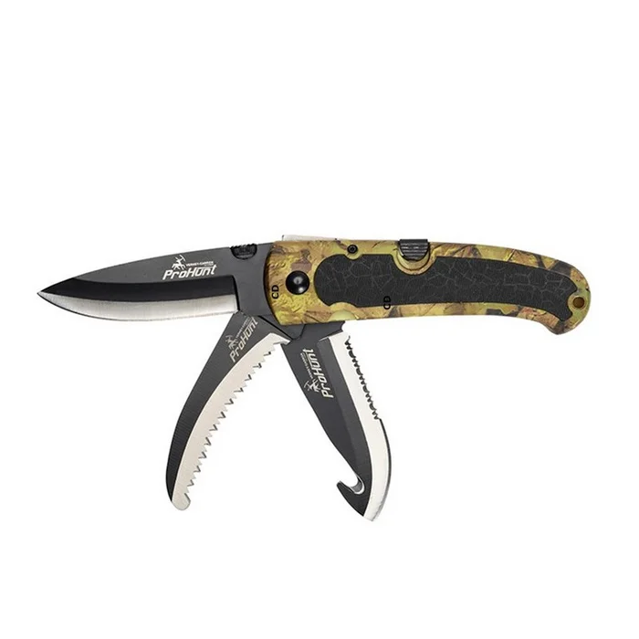 Couteau Pliant Verney Carron 3 Lames Keos Camo Ghost Camo Forest Evo