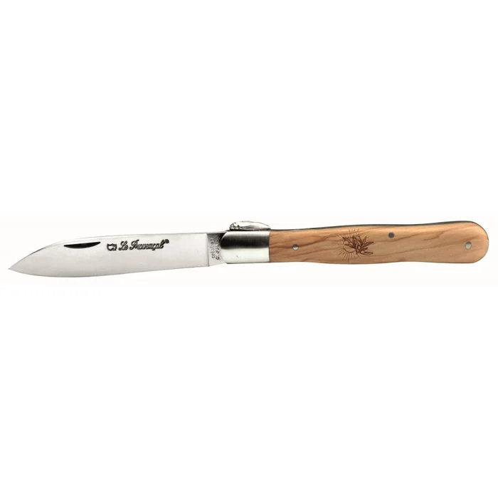 COUTEAU PROVENCAL OLIVIER GRAVÉ SOLEIL 12CM