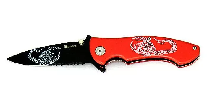 Couteau red Scorpion – pliant de poche