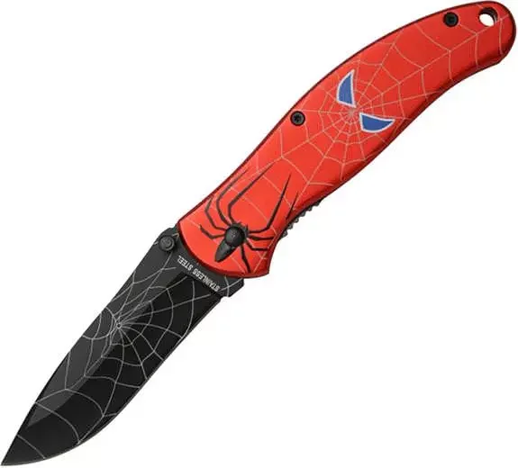 Couteau red Spiderman
